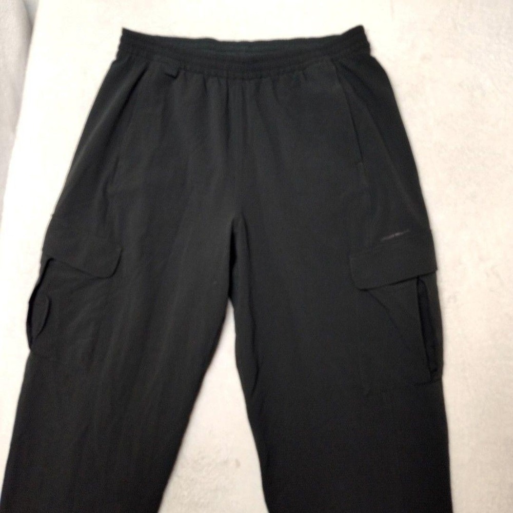 Lululemon Pants Womens 10 Black Jogger Cargo Wunder High Rise Training LW5GDES - Picture 2 of 13